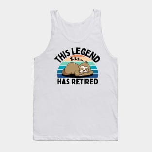 This Legend Has Retired Tank Top